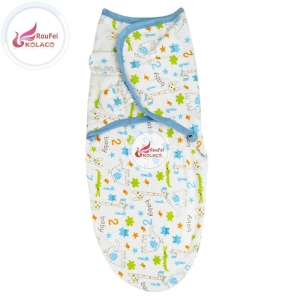 Organic cotton muslin baby swaddle wrap 