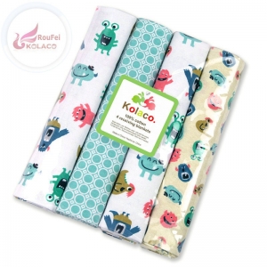 PVC pack cute prints airline swaddle bla