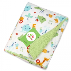 Factory Sale Customized Super Soft Knitted Baby Blanket(图2)
